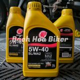  Nhớt Idemitsu oil 4T MA2 (1000ml), cho xe số-xe côn tay 5W40 