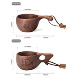  Cốc Gỗ Óc Chó Cắm Trại Dã ngoại Naturehike 