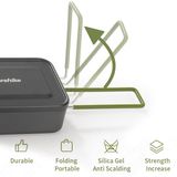  Hộp Nấu Ăn Bằng Nhôm Cắm Trại Có Tay Cầm Naturehike Aluminum Alloy Square Lunch Box 