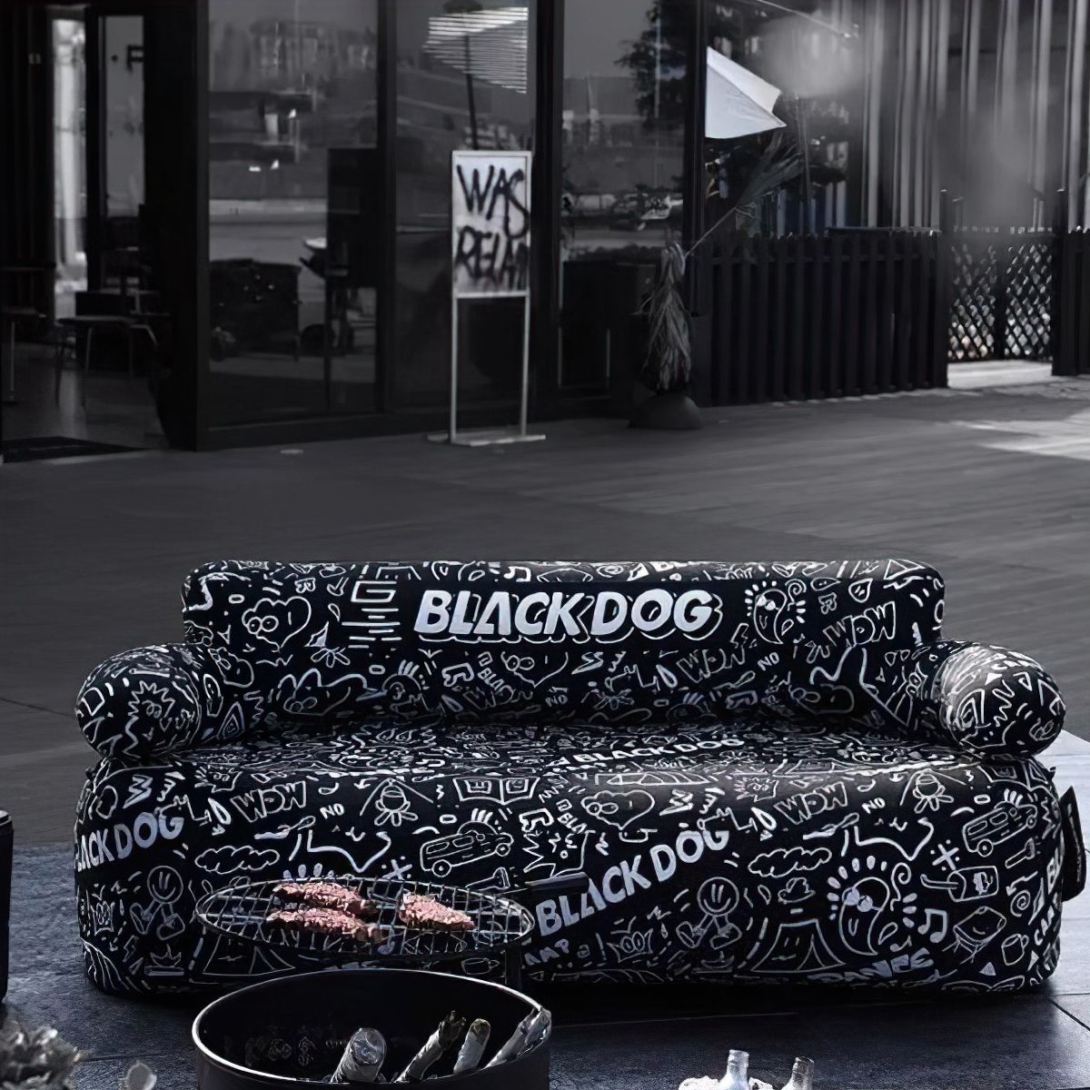  Ghế Sofa Cắm Trại Di Động Có Kèm Bơm BlackDog 