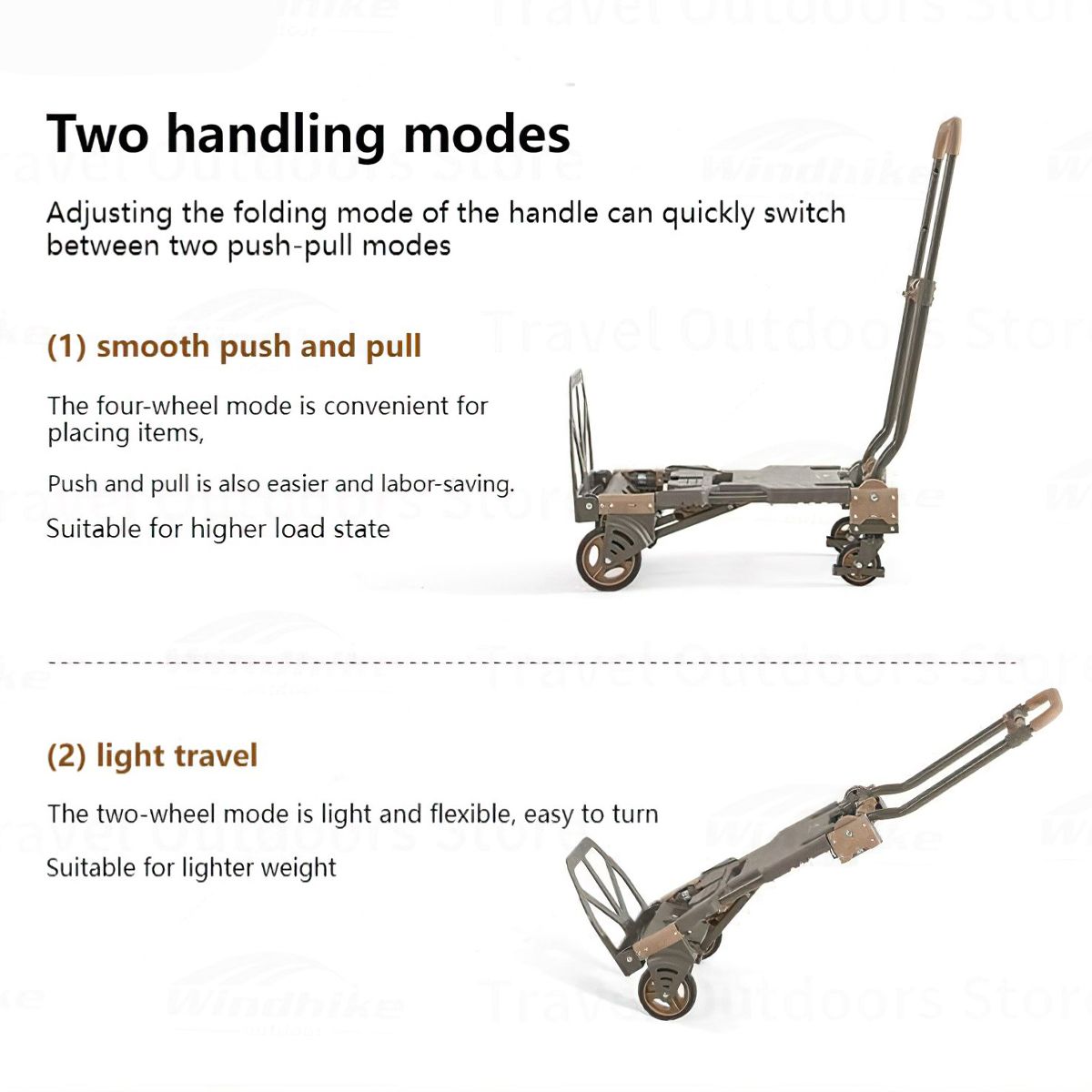  Xe Kéo Xếp Gọn Cắm Trại Du Lịch Đa Chức Năng TC08 Naturehike Multifunctional 