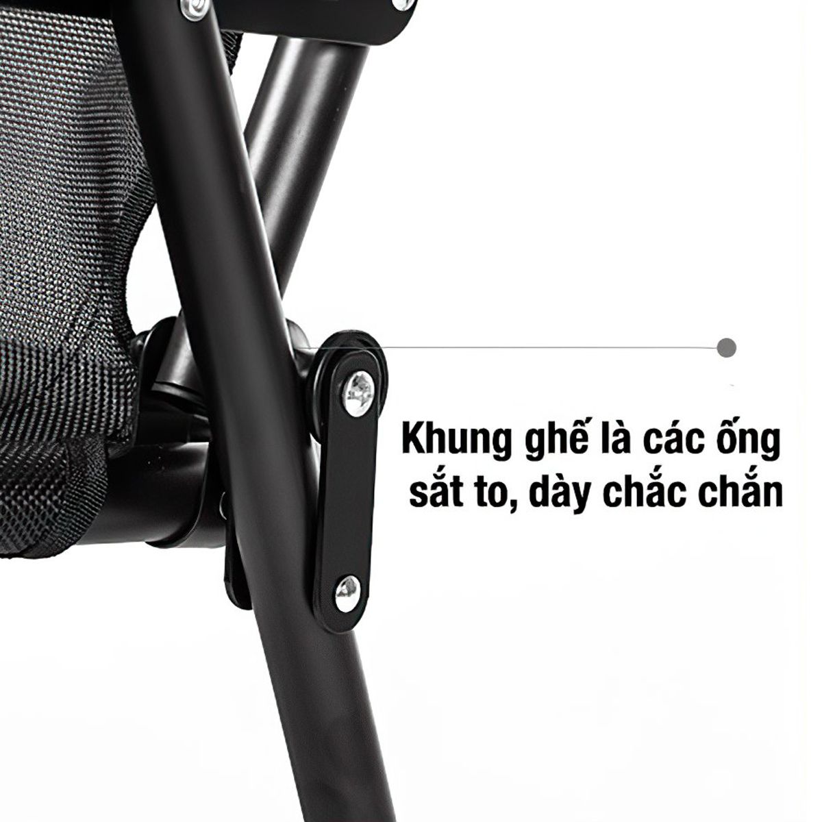  Ghế Gấp Cắm Trại Du Lịch Big Size Blackdog Wide Seat Folding Chair 