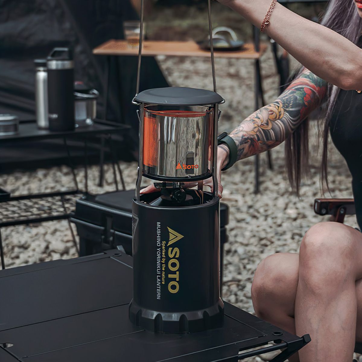  Đèn Gas Cắm Trại Du Lịch Soto Bug Resistant Foldable Lantern 