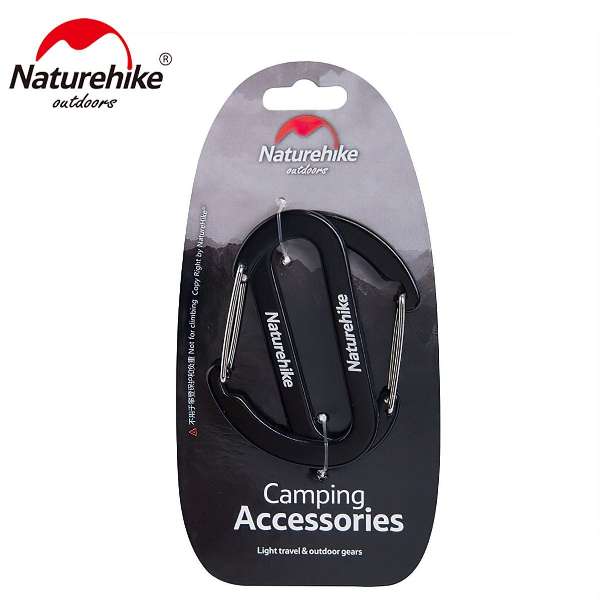  Móc Chìa Khoá Edc Làm Từ Hợp Kim Nhôm Naturehike Panerai 6.5Cm Flat Hang Buckle 