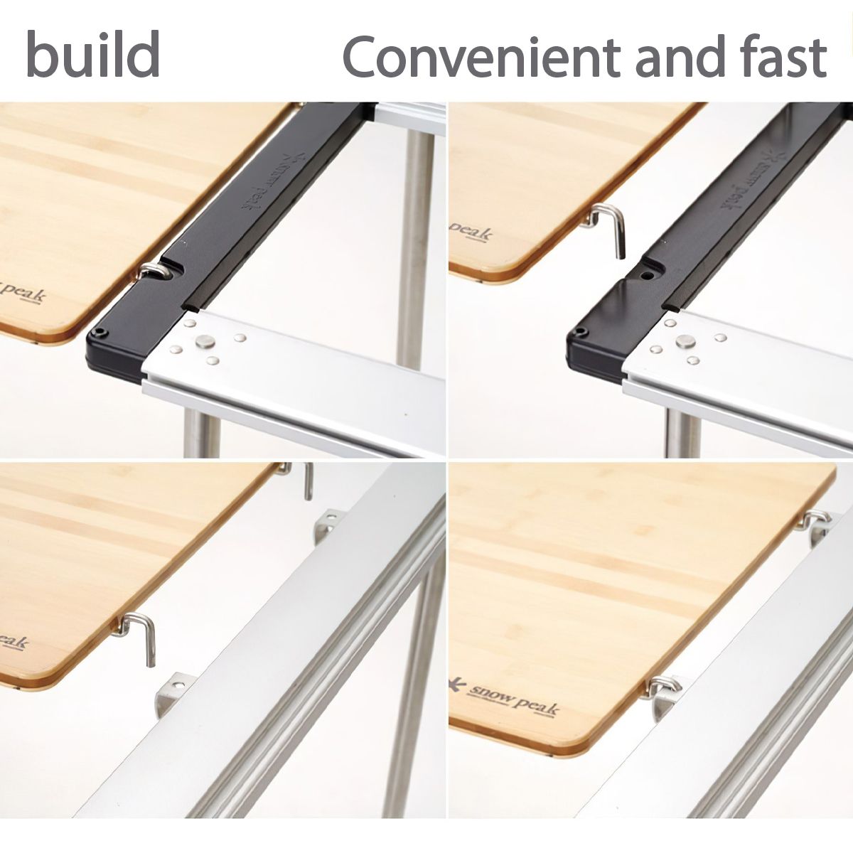  Mặt Bàn Lắp Ghép Cắm Trại Snowpeak Multi-Function Table Bamboo Ck-116Tr 