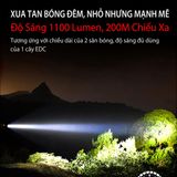  Đèn pin Cắm Trại Du Lịch KLARUS EC20 sáng 1100 lumen chiếu xa 200m pin 21700 4000mAh sạc USB C kiêm power bank 