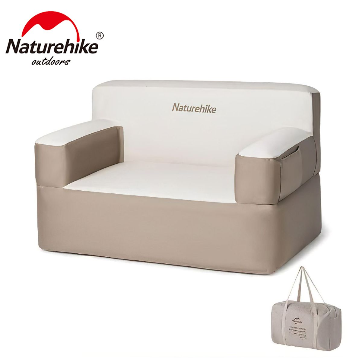  Sofa Bơm Hơi Cắm Trại Ngoài Trời 1-2 Người Naturehike Glamping 