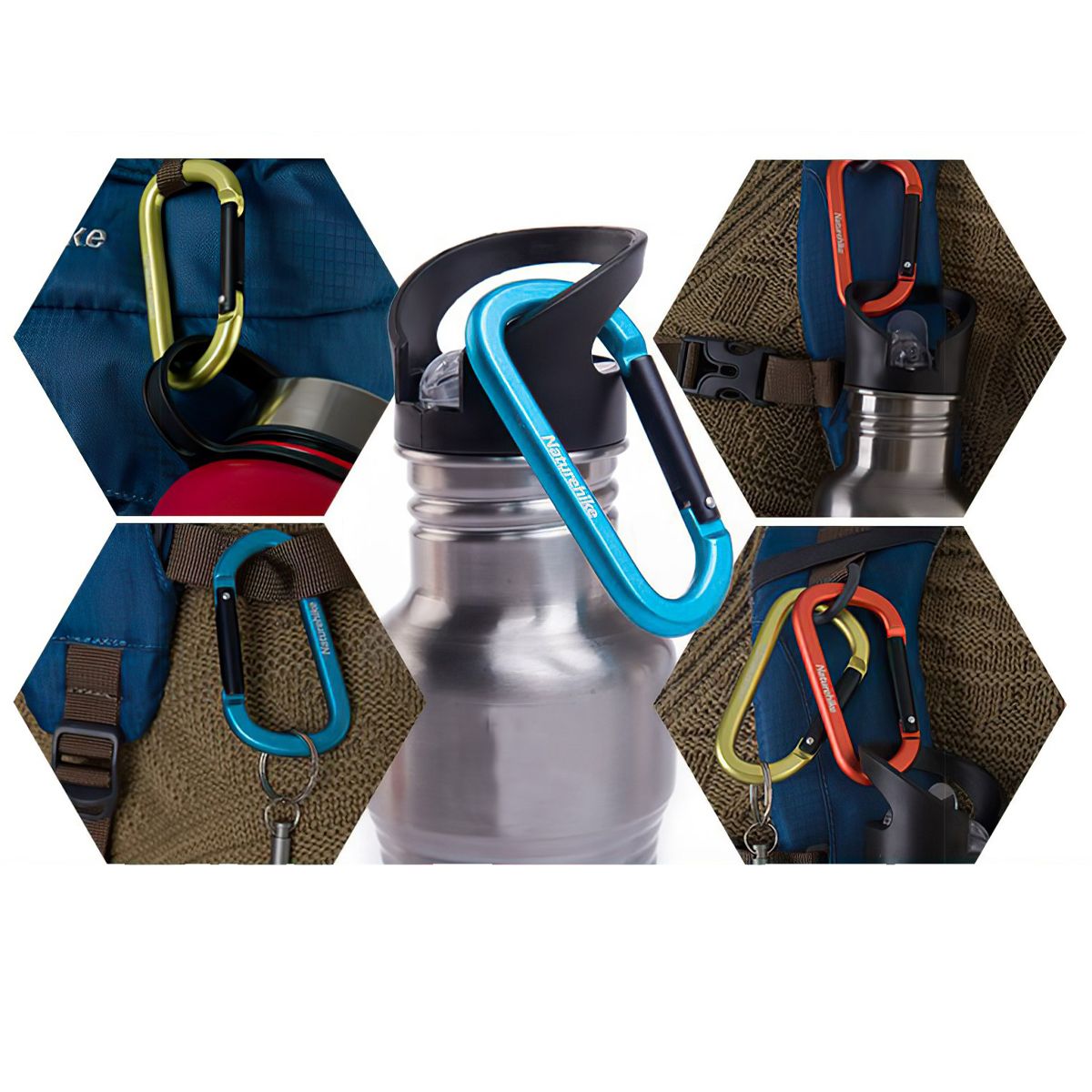  Móc Khóa Chữ D 8cm Naturehike 8Cm D-Type Multifunctional Hang Buckle Without Lock 