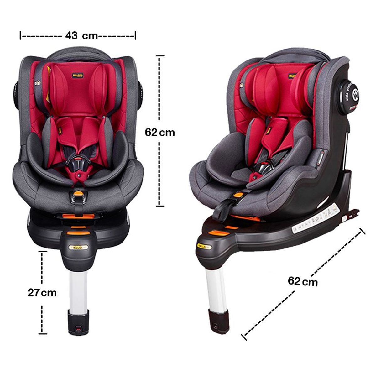  Ghế Ô Tô Cho Bé Chilux Safe 360 ( Cho Bé Sơ Sinh Đến 4 Tuổi ) 