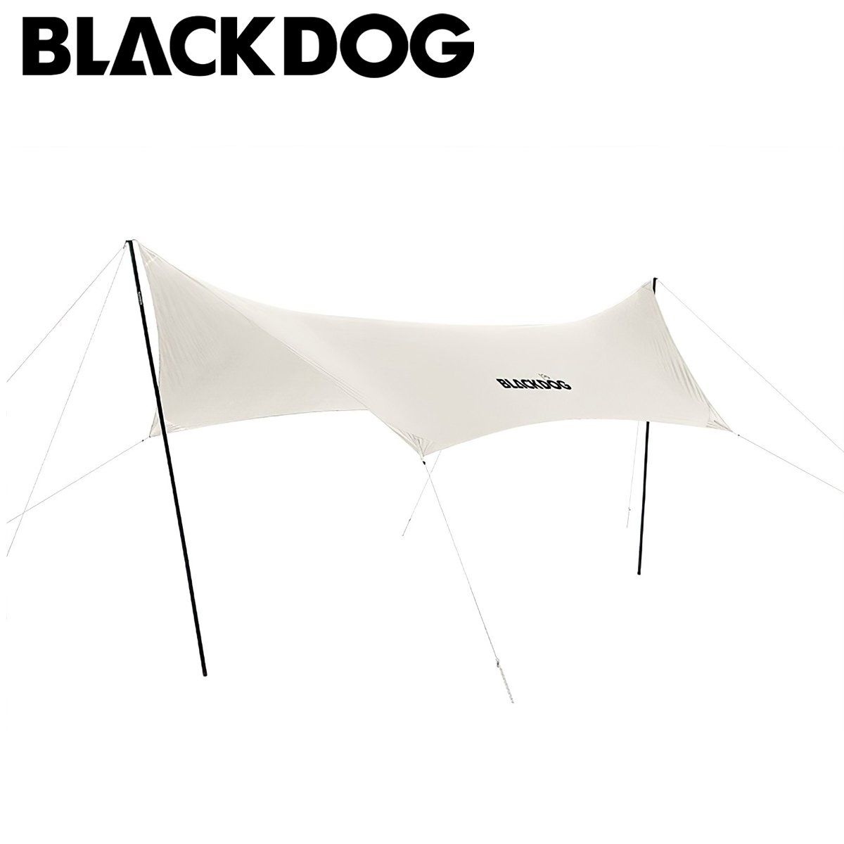  Tăng Cắm Trại Du Lịch Phủ Bạc Lục Giác Blackdog Hexagon Tarp Silver Coated 