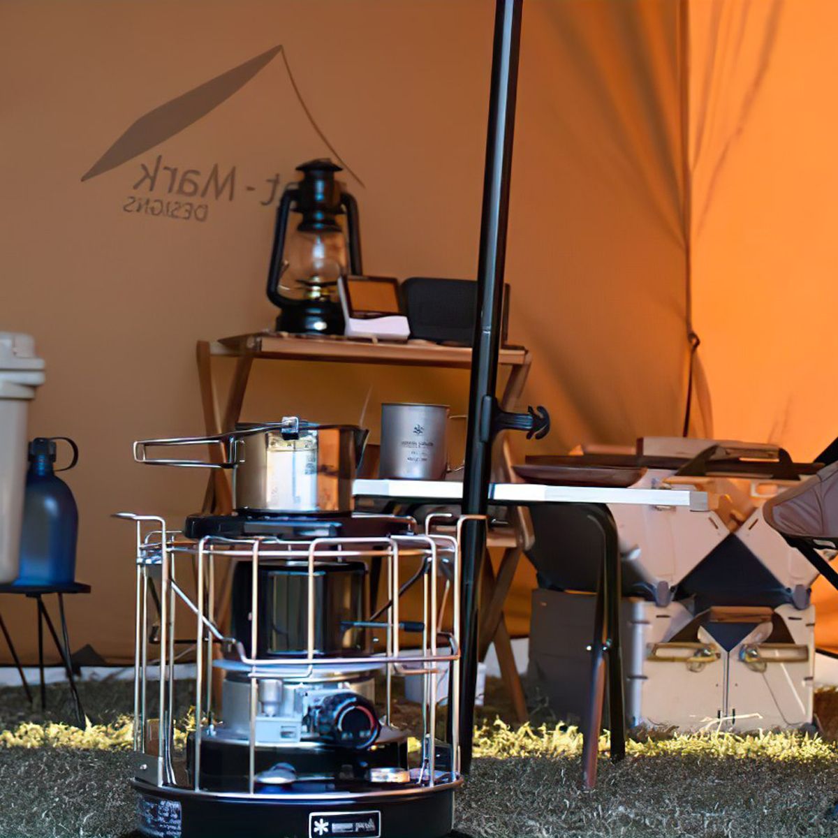  Bếp Sưởi Nhiên Liệu Cắm Trại Du Lịch Snowpeak Takudo Stove 
