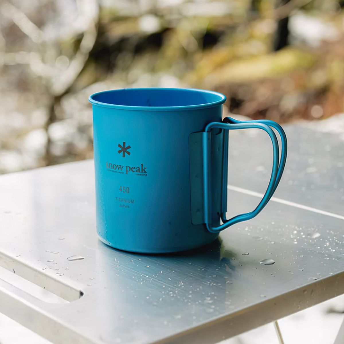  Ly Titan Siêu Bền Và Siêu Nhẹ Cắm Trại Du Lịch Snowpeak Ti-Single 450Ml Anodized Cup 