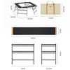  Bàn Ăn Cắm Trại Đa Năng Tháo Rời full set Naturehike Splicing Table 