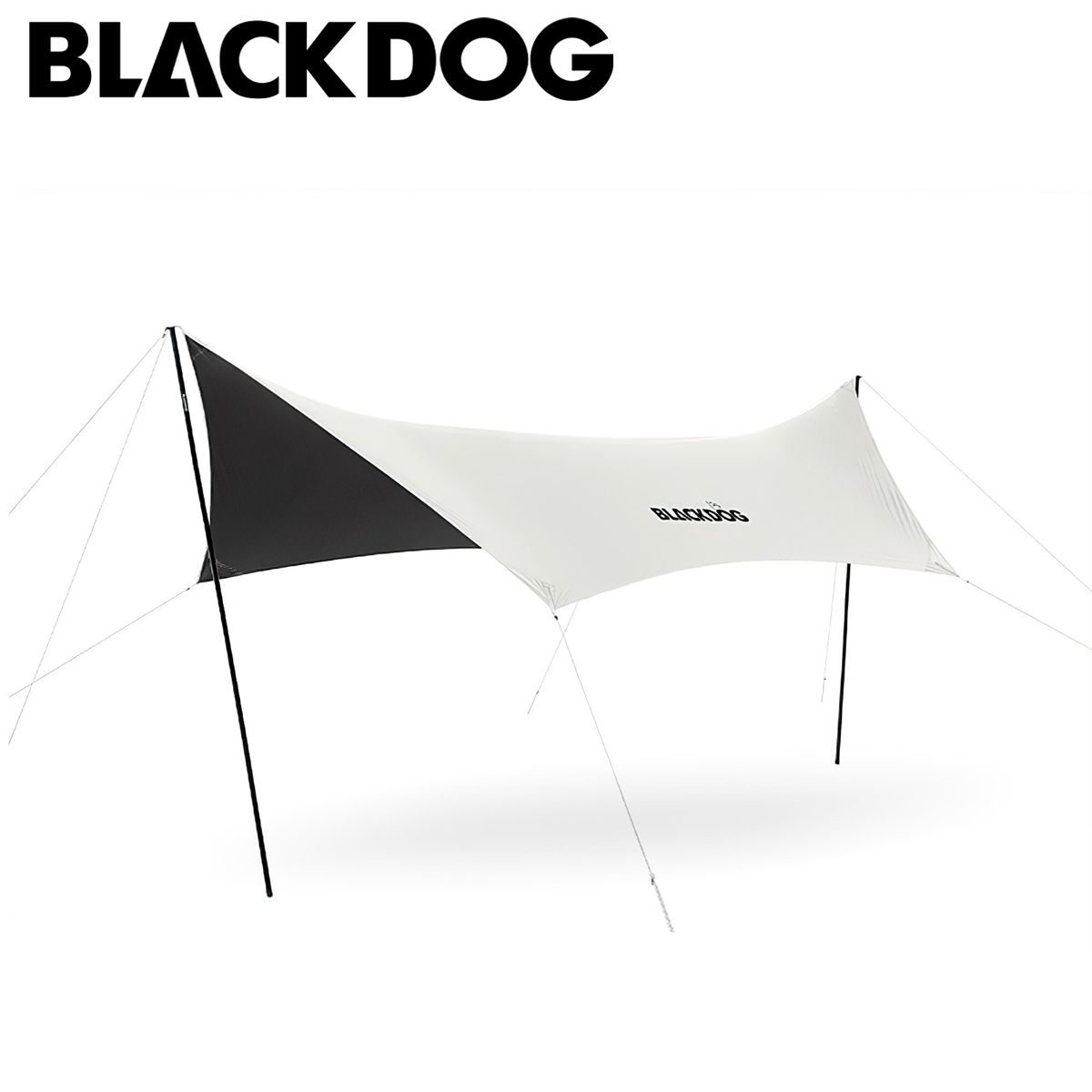  Tăng Cắm Trại Du Lịch Phủ Bạc Lục Giác Blackdog Hexagon Tarp Silver Coated 