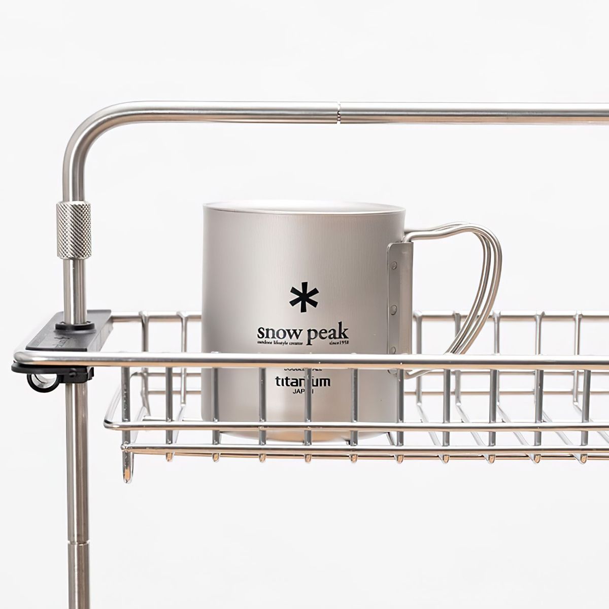  Khay Lưới Đựng Đồ Cắm Trại Du Lịch Kết Hợp Với Các Sản Phẩm Của Snowpeak Mesh Tray Half Unit Shallow Type 
