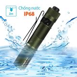  Đèn Pin Cắm Trại Du Lịch Mini Acebeam Pokelit Ánh Sáng Vàng, Sáng 550Lm Chiếu Xa 86M Pin 14500 