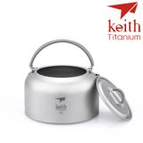  Keith Titanium Ấm Đun Cắm Trại Kettle 1000ml 