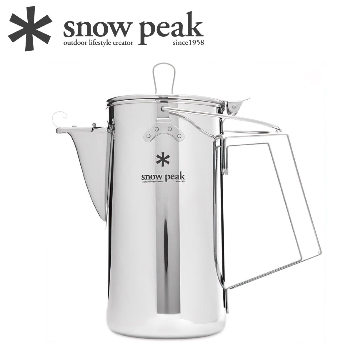  Ấm Đun Nước Cắm Trại Snowpeak Classic Kettle 1.8L 