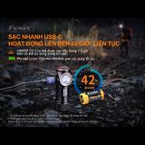  Đèn Pin Đội Đầu Cắm Trại Du Lịch Fenix Hm50R V2.0 Độ Sáng 700 Lumen Chiếu Xa 115M 