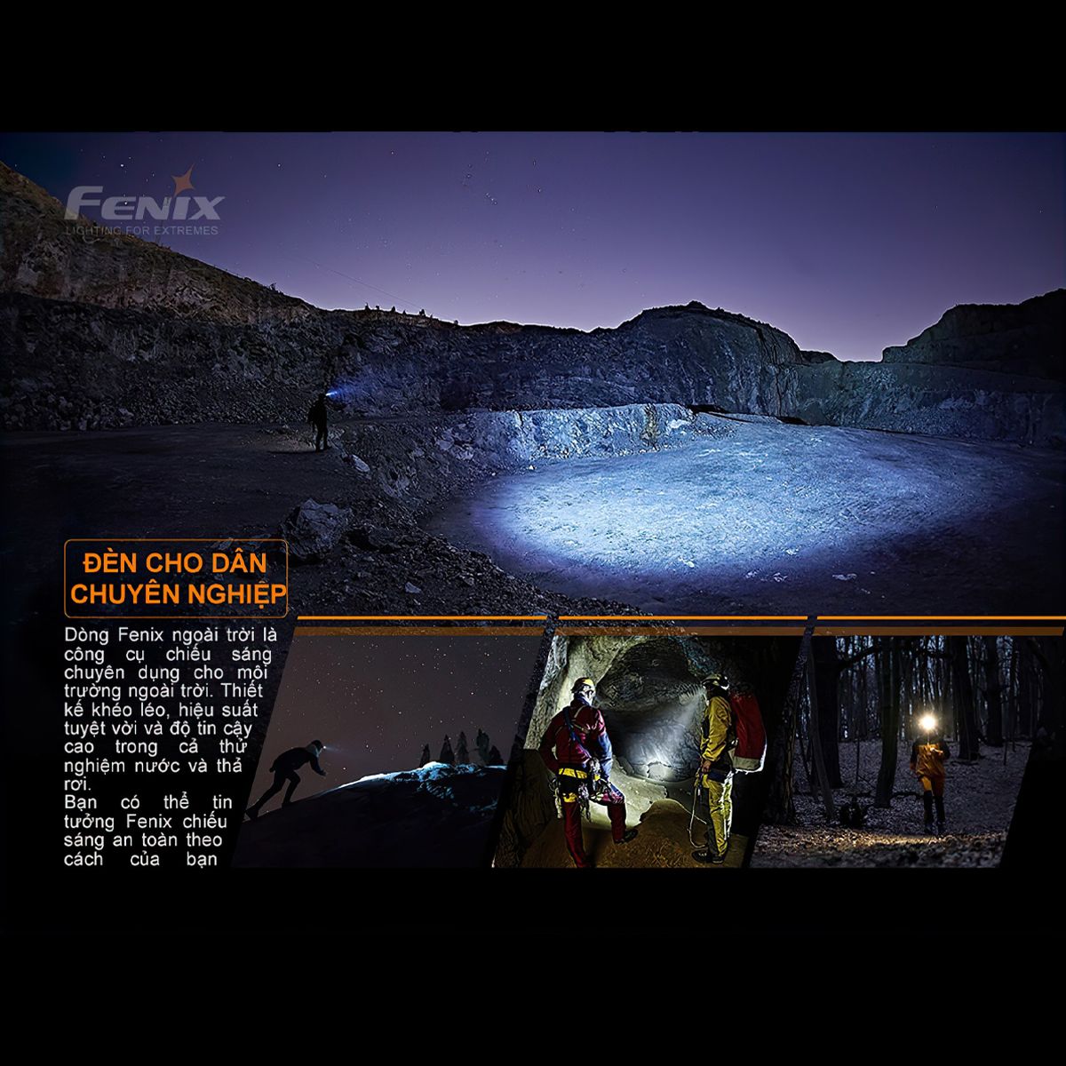  Đèn Pin Đội Đầu Cắm Trại Du Lịch Fenix Hm50R V2.0 Độ Sáng 700 Lumen Chiếu Xa 115M 