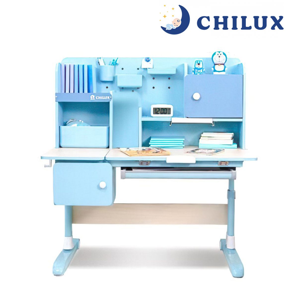  Bàn Học Thông Minh Và Ghế Công Thái Học Cho Trẻ Chilux Smart V (1m2 và 1m ) 