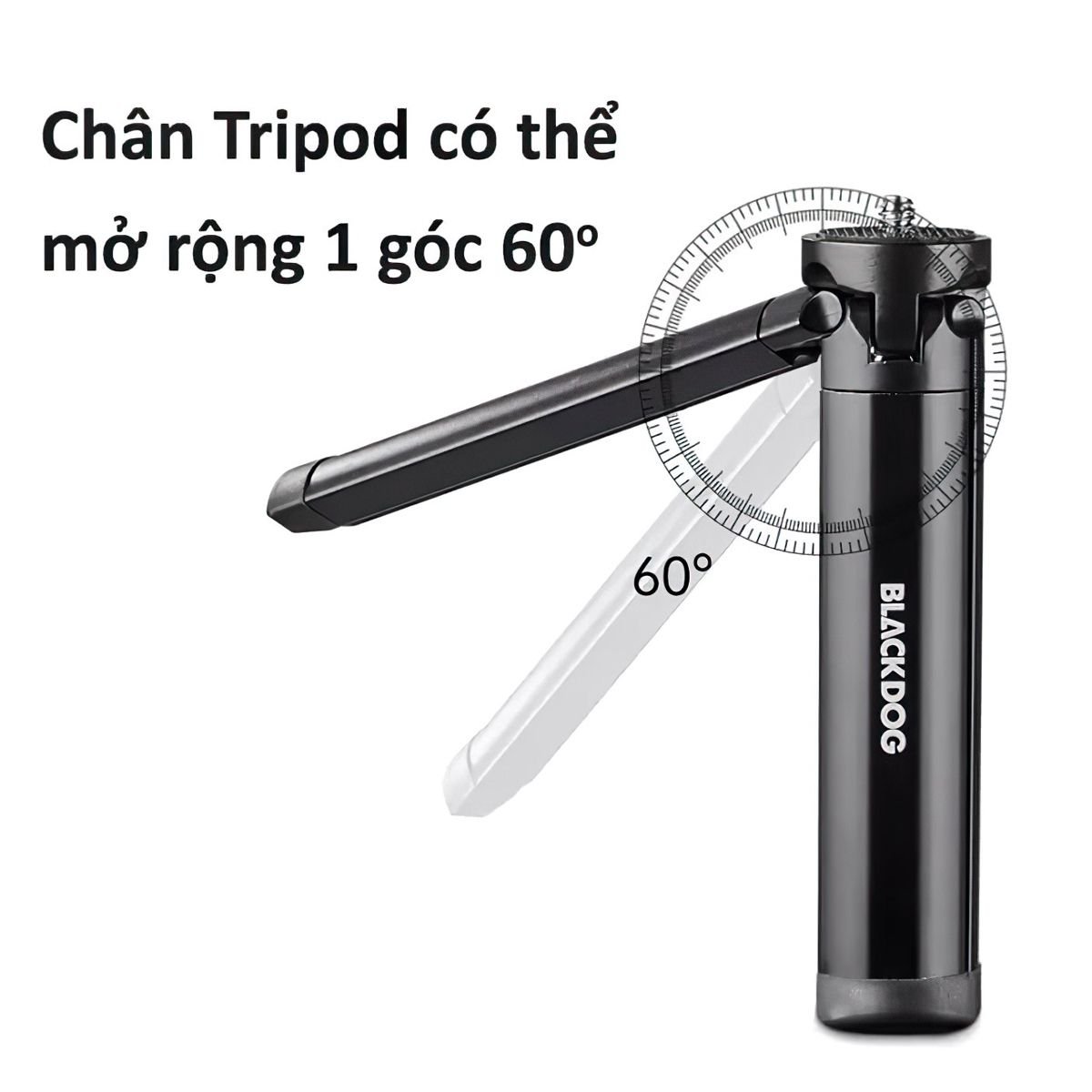 Chân Tripod Đèn Cắm Trại Blackdog Aluminum Alloy Tripod 