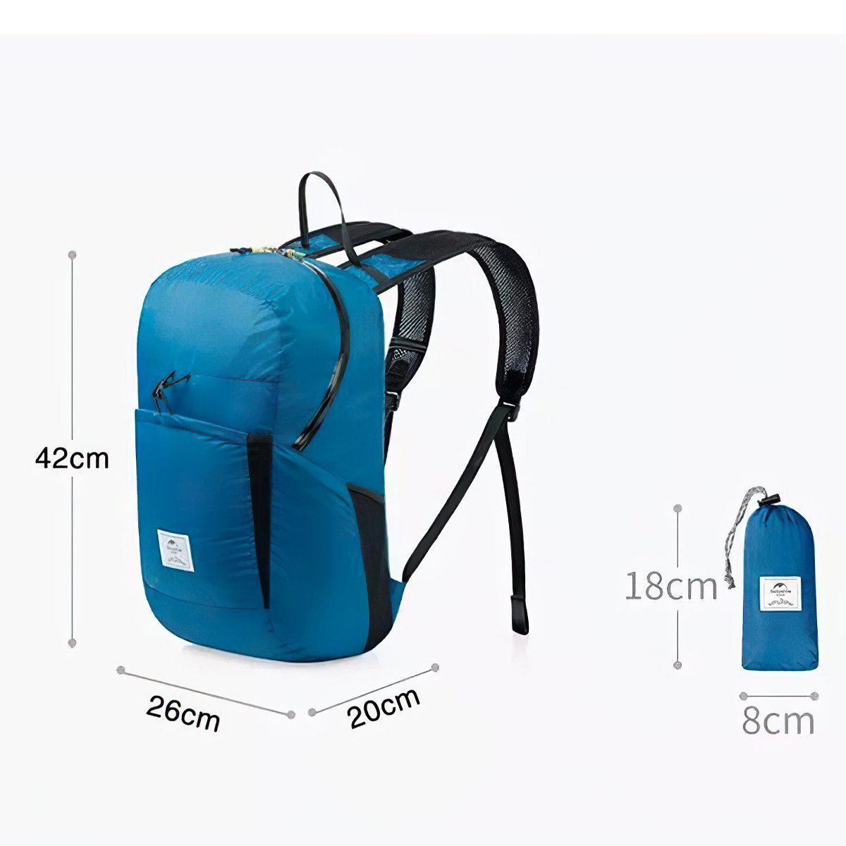  Balo Cắm Trại Xếp Gọn Siêu Nhẹ 22L Naturehike 