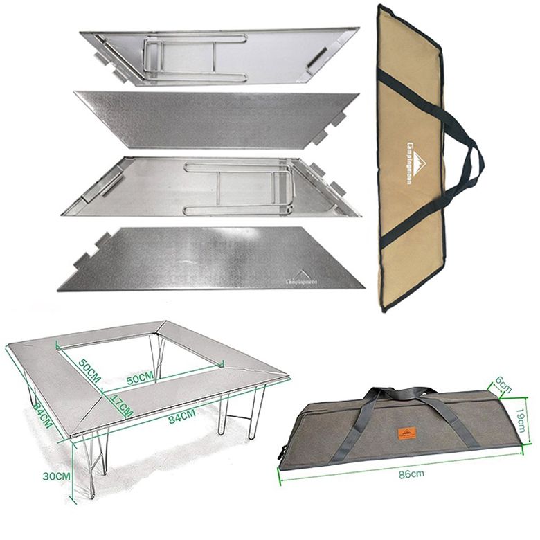  Bàn ăn dã ngoại BBQ tháo rời Campingmoon T-500 