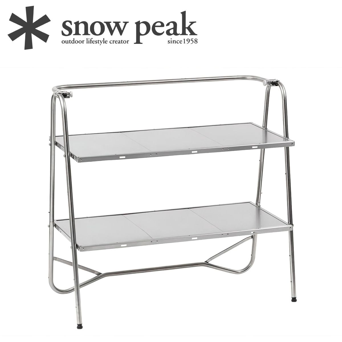  Bàn Bếp Cắm Trại Du Lịch Snowpeak Stainless Steel Kitchen Table 