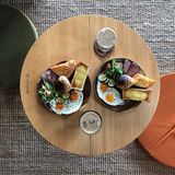  Bàn Cắm Trại Du Lịch Snowpeak One Action Chabudai Bamboo size M 