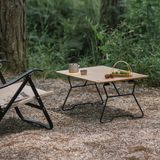  Bàn Cắm Trại Gấp Gọn Gỗ Tre NatureHike Tiện Lợi 