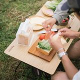 Bàn Cắm Trại Gấp Gọn Gỗ Tre NatureHike Tiện Lợi 