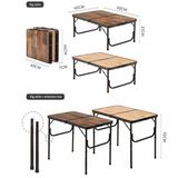  Bàn Gỗ Ép Vintage Có Thể Điều Chỉnh Được Độ Cao NatureHike 