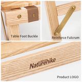  Bàn Gỗ Dã Ngoại Naturehike Gấp Gọn Mang Theo Dễ Dàng 