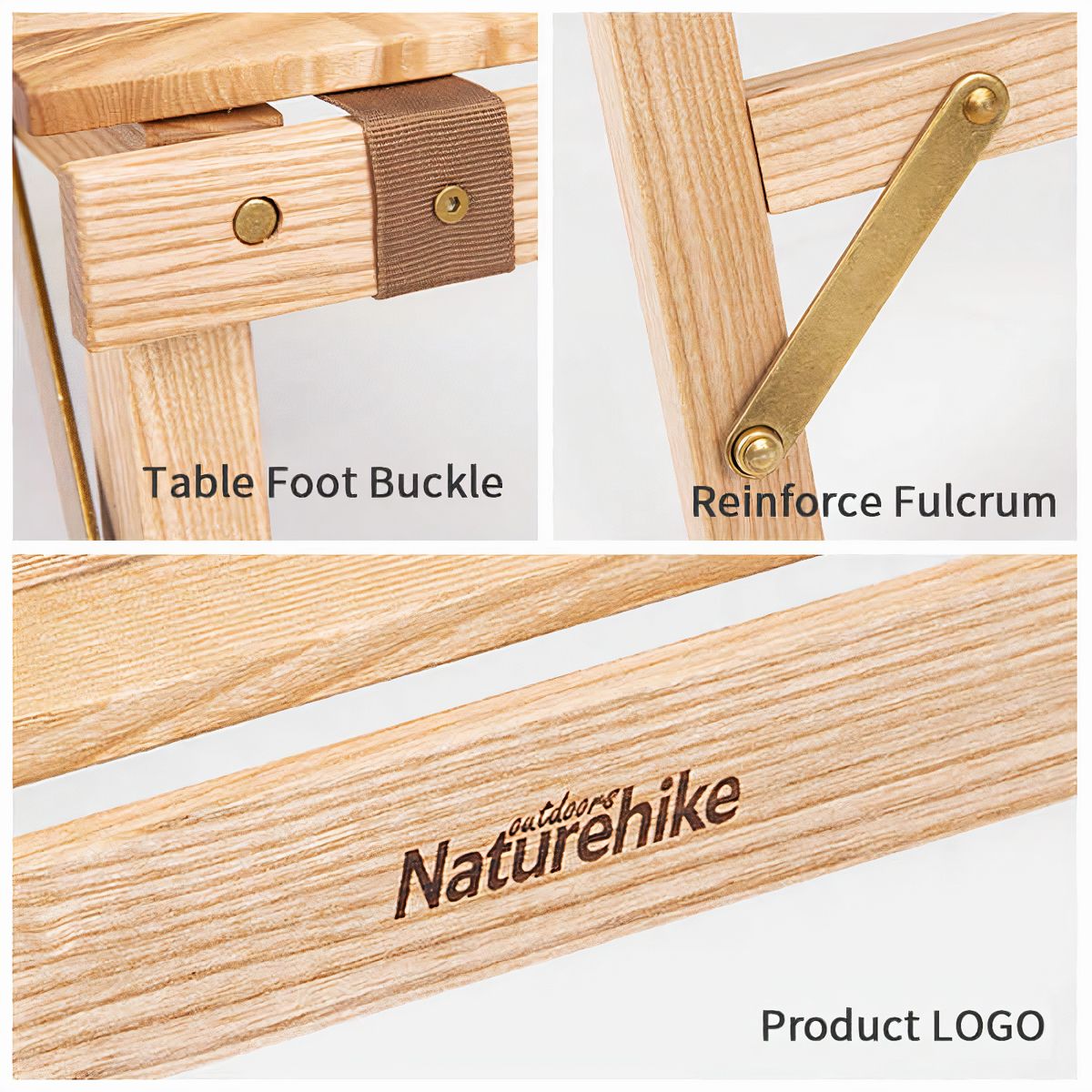  Bàn Gỗ Dã Ngoại Naturehike Gấp Gọn Mang Theo Dễ Dàng 
