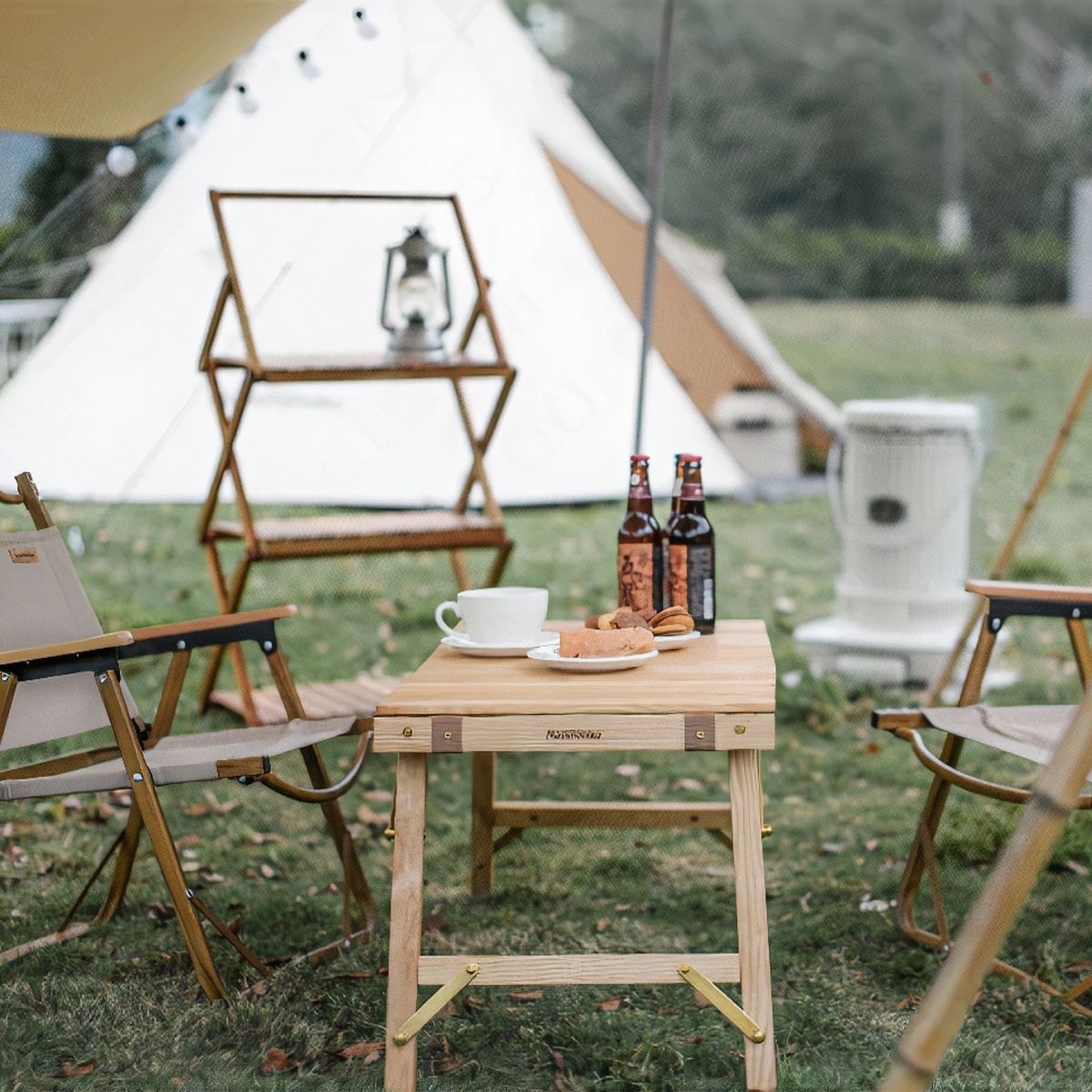  Bàn Gỗ Dã Ngoại Naturehike Gấp Gọn Mang Theo Dễ Dàng 