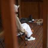  Bàn Gỗ Dã Ngoại Khung Thép IGT Naturhike Glamping 