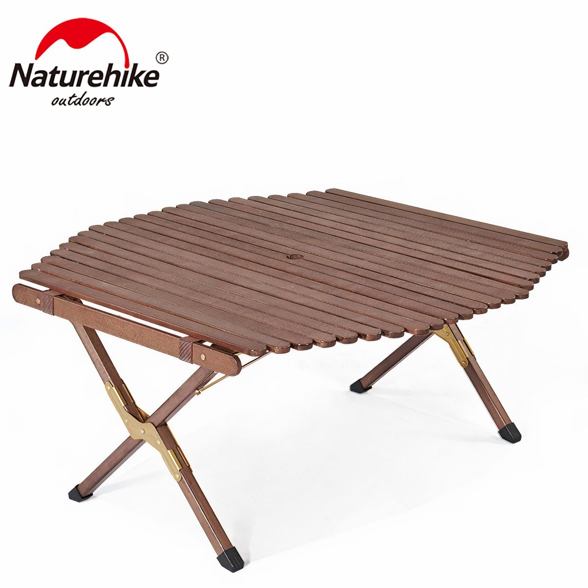 Bàn Cắm Trại Gỗ Kim Cương Cuộn Trứng NatureHike 