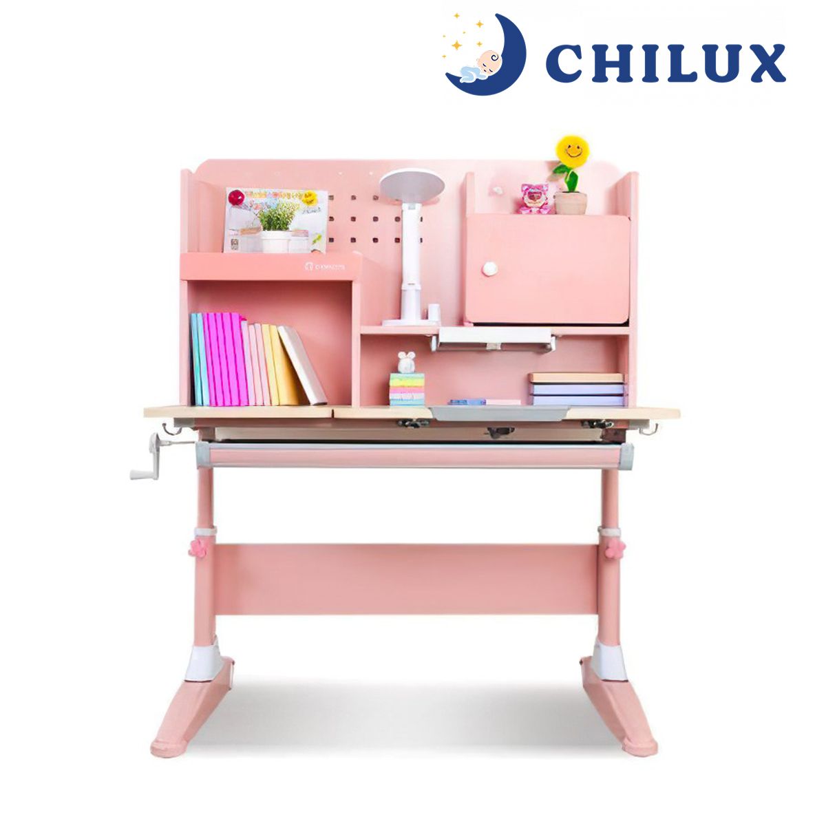  Bàn Học Thông Minh Và Ghế Công Thái Học Cho Trẻ Chilux Smart V (1m2 và 1m ) 