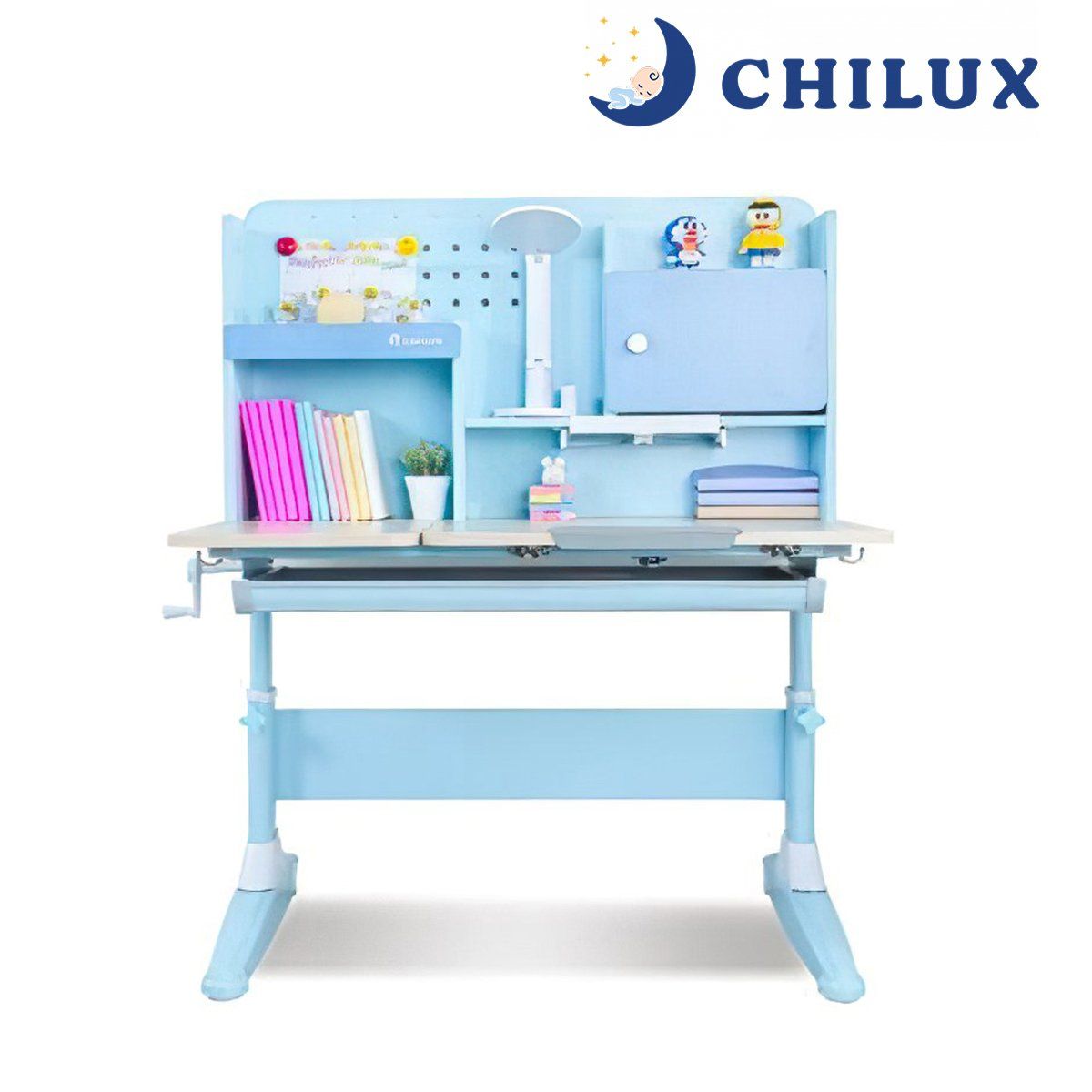  Bàn Học Thông Minh Và Ghế Công Thái Học Cho Trẻ Chilux Smart V (1m2 và 1m ) 