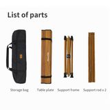  Bàn Nhôm Cắm Trại Gấp Gọn NatureHike Tiện Lợi 
