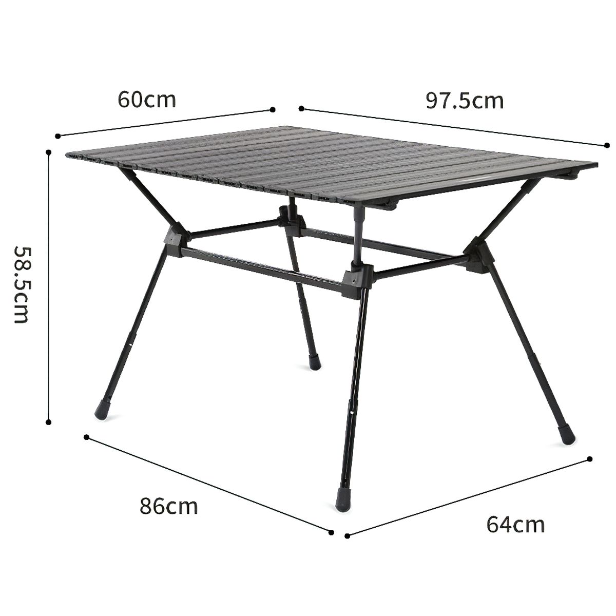  Bàn nhôm cắm trại gấp gọn điều chỉnh độ cao FT12 NatureHike CNH22JU025 