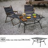  Bàn nhôm cắm trại gấp gọn điều chỉnh độ cao FT12 NatureHike CNH22JU025 