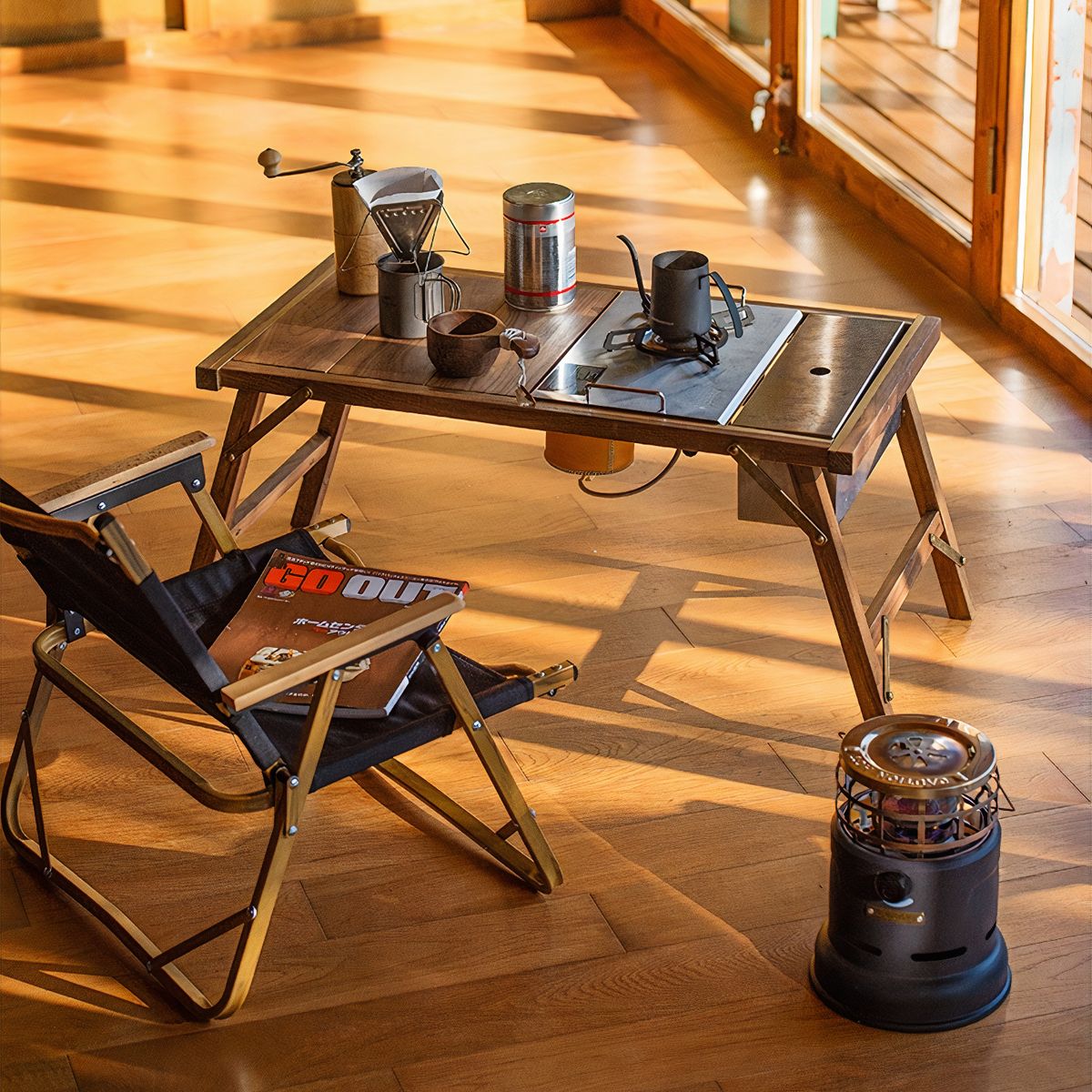 Bàn Gỗ Cắm Trại Glamping Sang Trọng Naturehike 