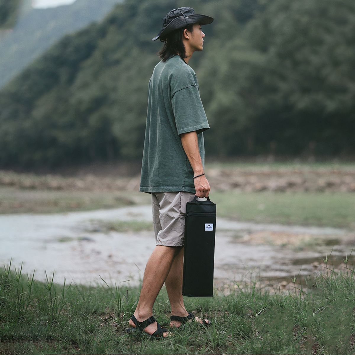  Bàn Cắm Trại Vải Cuộn Gấp Gọn NatureHike 