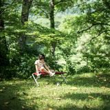  Băng Ghế Cắm Trại Du Lịch Snowpeak Fd Bench Red 