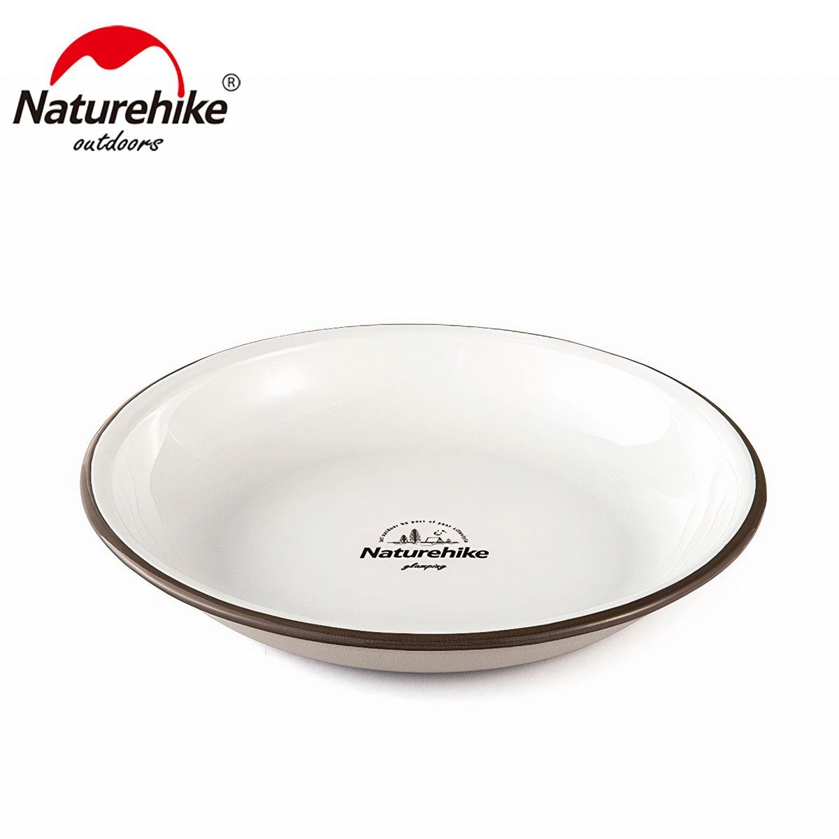  Bát Đĩa Cắm Trại Du Lịch Tráng Men Naturehike 