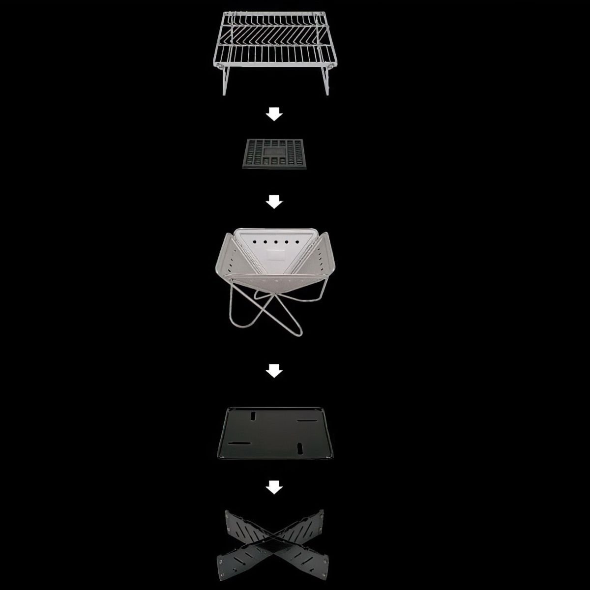  Bếp Củi Cắm Trại Du Lịch Snowpeak Pack & Carry S Fireplace 