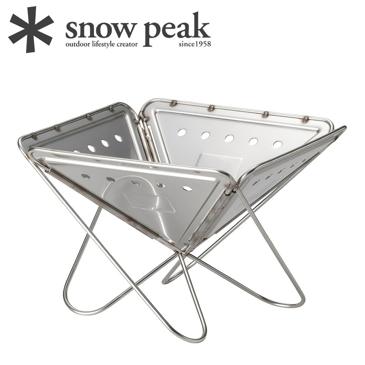  Bếp Củi Cắm Trại Du Lịch Snowpeak Pack & Carry S Fireplace 