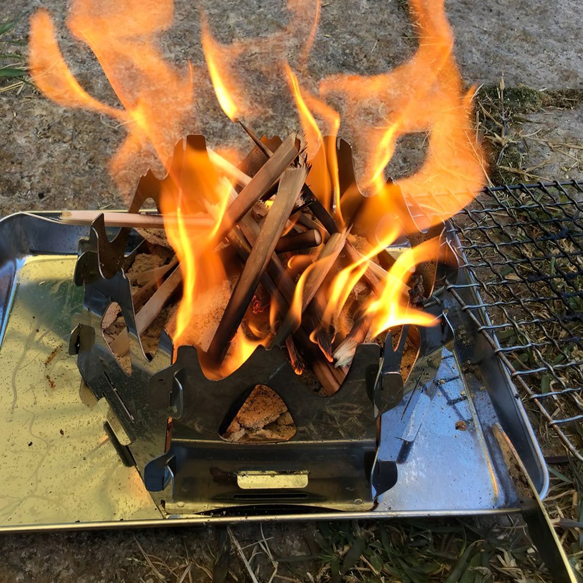  Bếp Củi Cắm Trại Du Lịch Soto Fire Base Hexa 